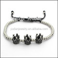 Hot Sale stainless steel crown bead accessories jewelry for bracelet